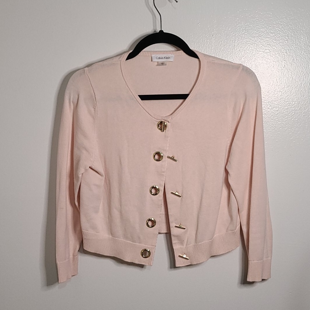Cropped Calvin Klein Cardigan